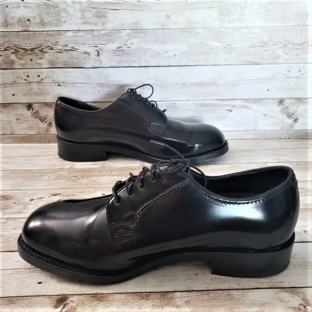 Florsheim Men's Derby Leather Black **One Shoe is Size 7.5, One is Size 8** - Picture 9 of 10